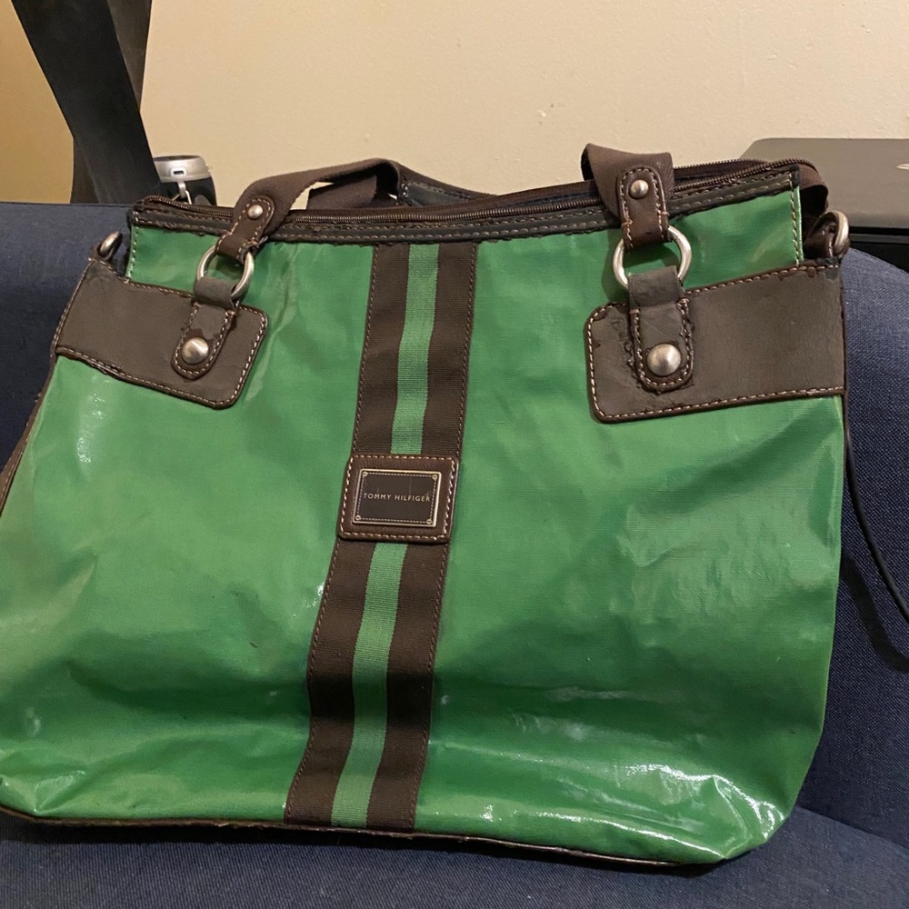 Green Tommy Hilfiger Purse/Bag